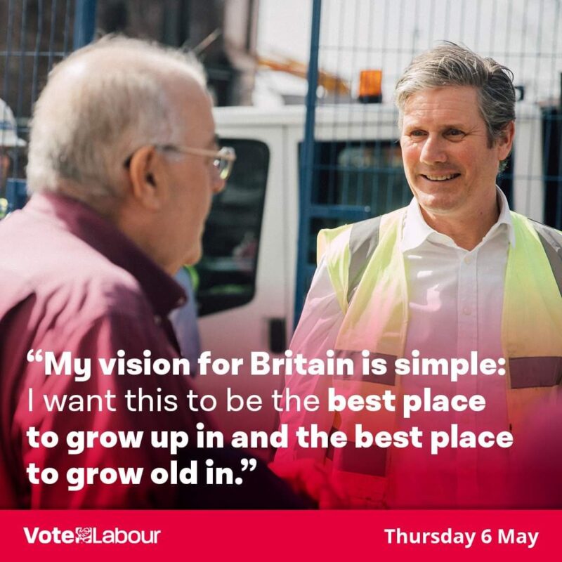 Keir Starmer sharing Labour’s vision for Britain