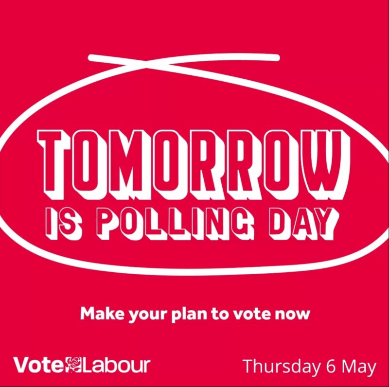 Make your plan to vote Labour tomorrow